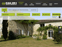 Tablet Screenshot of calini.fr